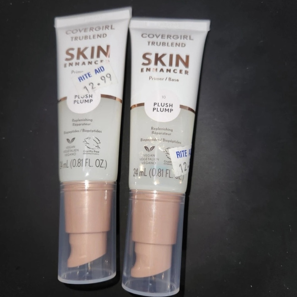 (2) COVERGIRL TruBlend Skin Enhancer Primer / Base, #10 Plush .81 fl oz SEALED